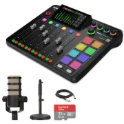 Rode RODECaster Pro II with Rode PodMic and Accessories