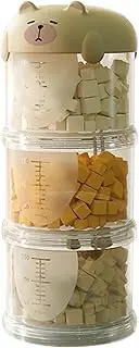 Dog Treat Storage - Stackable Dog Snack Container | Food-Grade Organizer Portable Decorative Cookie Jar for Flour Travel Pellet Rice Grain Outdoor Kitchen