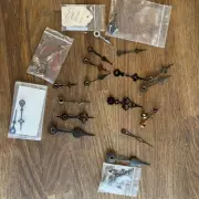 antique clock hands lot