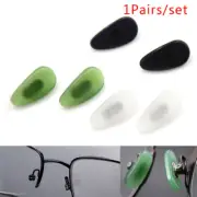 1 Pair Anti-slip Jade Nose Pads Stick on Nose Pad for Eyeglasses Glasses HSM CR