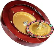 Wooden Roulette Wheel Set, 18inch Roulette Set for Casino Games with Single-Zero Layout, Casino Grade Precision Bearings, Perfect for an at-Home Game Night Or A Club Party