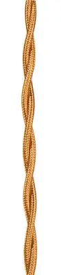 B&P Lamp Rayon Covered Lamp Cord, Twisted 100' Spool