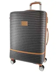 Pierre Cardin 70cm MEDIUM Hard Shell Suitcase in Charcoal