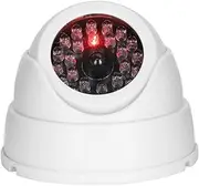 Simulated Surveillance Camera, Mr-18b Wireless Dome Simulated Surveillance Camera with 30pcs Dummy IR LEDs for Indoor Outdoor