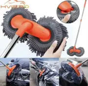 Multipurpose Car Care Cleaning Microfibre Brush Mop Adjustable Wipe