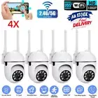 4x Security Camera System Outdoor Home 5G Wifi Night Vision Cam 1080P Wireless