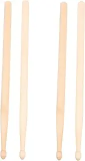 HONITANO 2 Pairs Maple Drumsticks Percussion Drum Tool Safe and Durable Stage Drumsticks for Young Musicians Crisp Sound for Practice and Performance