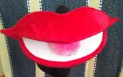 Macho Mouth Puppet-Your choice pink or red Lips