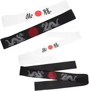 [Yardwe] Japanese Hachimaki Karate Headband Kids Headband Hachimaki Accessory Kitchen Chef Hat Japanese Tool Versatile Fun