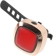 Toddmomy Bike Rear Light USB Rechargeable Tail Lamp with Modes Lightweight Design for Night Safety Rose Gold