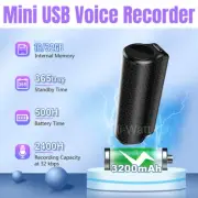 Mini Spy Digital Voice Activated Recorder Hidden Audio Recording Device 16/32GB
