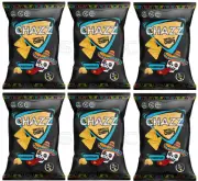 6 CHAZZ CHEDDAR Flavor Tortilla Chips Crisps Snacks 100g 3.5oz