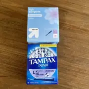 Tampax Pearl LIGHT Absorbency Tampon Protection Up & Up Regular Unscented 50 ct