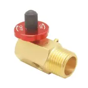 Air Tank Manifold with Shut Off Valve 1/2" NPT Tank x 1/4" Hose x 1/8" NPT Gauge
