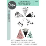 Sizzix Clear Stamps & Framelits Build-a-Burst- Painterly 666805 by 49 and Market