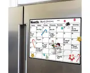 Fridge Calendar Magnetic Dry Erase Calendar Whiteboard Calendar for Refrigerator Planners