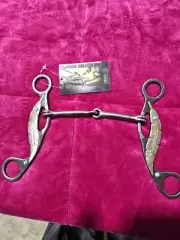 Bit - Feather Collection Smooth Snaffle Gag Bit