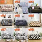 Floral Leaves 1 2 3 Seater High Stretch Sofa Couch Covers Lounge Seat Slipcovers