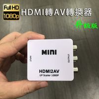 高清HDMI轉AV/S端子轉換線轉接器接頭 小米.安博.千尋機上盒電視盒轉電視插頭轉換線材
