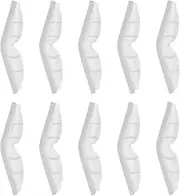 10pcs Silicone Anti-Fog Nose Bridge Pads Strip Self-Adhesive Face Inner Support Frame Seal Nose Cushion Holder Eyeglasses Protective Strip