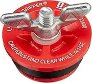 Oatey Mechanical Test Plug, 1-1/2 in, 5 Psi Back, Plastic, Red 110 Deg F, 33400