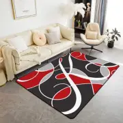 Geometric Living Room Rugs Geometry Area Rug 5x7 Inch Kids Stripe Lines Indoo...