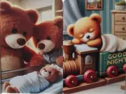 Swap cards Modern playing card back Lovely Teddy Bears