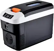 Portable Car Freezer Mini Refrigerator - Small Refrigerator for Car and Home with Display 12V/24V/220V Car Fridge Cooler Warmer,12L