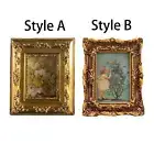 Vintage Style Photo Frame with Embossed Flower Design Picture Photo Frame