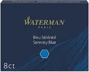 Waterman Cartridges Standard Long - Serenity Blue 8-pack