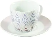[HOUSE COLLECTION] Linea Rabat HSC1865 Coffee Set Pink 6-Piece with Saucer
