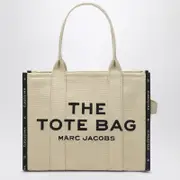 [Marc Jacobs] The Large Tote Bag In Sand Colour Canvas One size Yellow