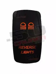 On Off Racing Rocker Switch Orange Reverse Lights Auto Boat UTV [5361A17]