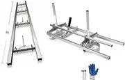 Portable Chainsaw Mill 36 Inches Planking Milling Bar Size 14 Inches to 36 Inches,with 9Ft Rail Mill Guide System