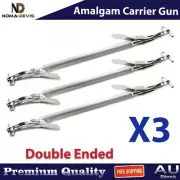METAL Delivery DENTAL AMALGAM CARRIER Gun Syringe Filling Instruments NEW 3 Pcs