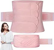 [BUKISA] Postpartum Waist Trimmer - Adjustable Elastic Slimming Women Belly Belt Maternity Support,Breathable Post Pregnancy Belly Waist Slimming Shaper Wrapper Band for Women
