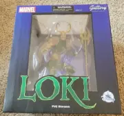 MARVEL GALLERY LOKI 10" PVC DIORAMA TOY FIGURE STATUE DIAMOND SELECT AVENGERS