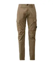 Lens-detailed trousers 44,IT56,IT42,IT48,52,IT58 Walnut-Beige