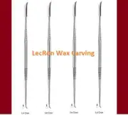 4X LecRon Wax Carvers Lab Instruments Amalgam Carving Dental Instruments