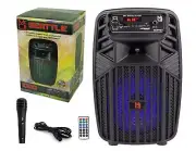 Mr. Dj SEATTLE 6.5" Portable Active Speaker With Rechargeable Battery 1000
