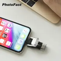 在飛比找ETMall東森購物網優惠-PhotoFast iType-C Reader 四合一 蘋
