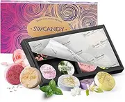 Shower Steamers Aromatherapy SWCANDY 8 Pack Gifts for Women Fathers Day Difts from Daughter Wife, Her, Mom, Men Natural Essential Oil Home Spa Self Care Stress Relief Relaxation Bath Bombs Flower