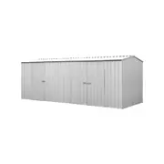 Absco Sheds 5.22 x 2.26 x 2.06m Zinc Economy Three Door Garden Shed