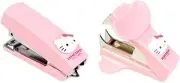 Sanrio Hello Kitty Office School Stationery Stapler + Staple Remover Set