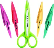 Maped CreaCut Craft Scissor Set 120mm 5 Assorted Blades with Protective Plastic
