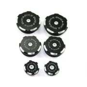 Ducabike Ducati Multistrada 1200 Frame Plug Caps Bicolour - Black