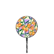 Magnetic Wireless Charger Checkerboard Floral