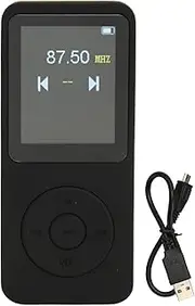 MP3 Player with 5.0, Portable Music Player with 1.77 Inch Screen, 1W HD Speaker, Video Play, FM Radio, Voice Recorder, E Book Reader