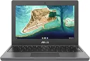 ASUS Chromebook 11 CR1100 11.6 HD Laptop (Intel Celeron N4500, 4GB RAM, 64GB eMMC, Google Chrome Operating System) Includes