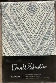 Dwell Caspiane Blue Standard Sham Pillow Sham Set Of 2